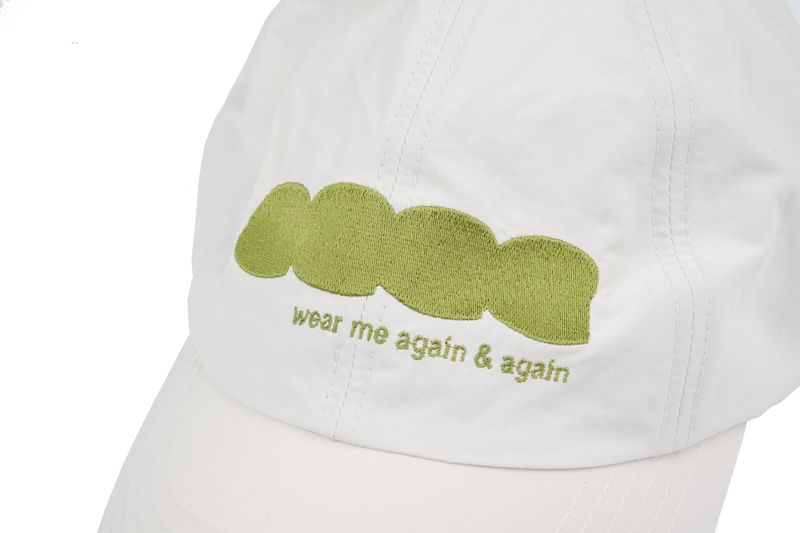 CCCC EMBROIDERED NYLON CAP(BEIGE)