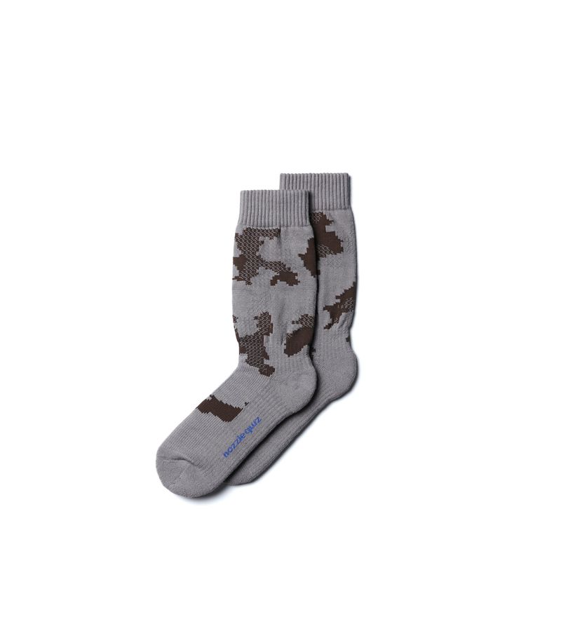 Digit No. Jacquard casual socks (4pair in)