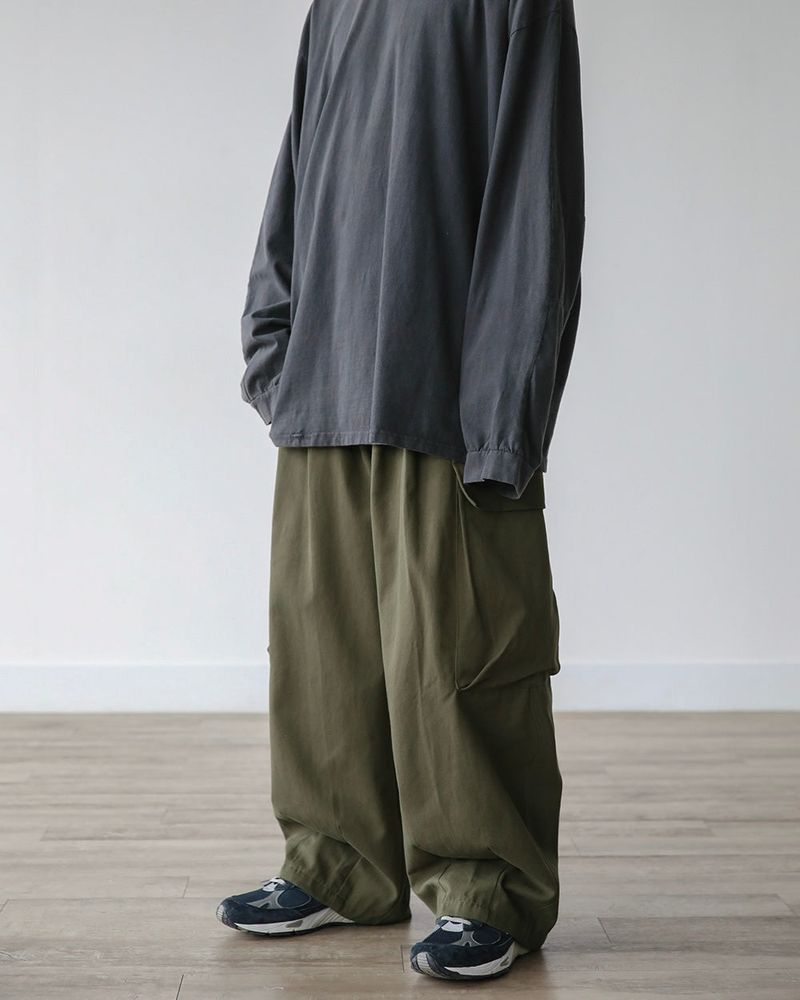 NA 3D CARGO COTTON PANTS