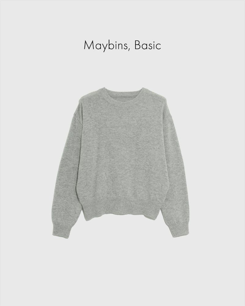 Wool round knit
