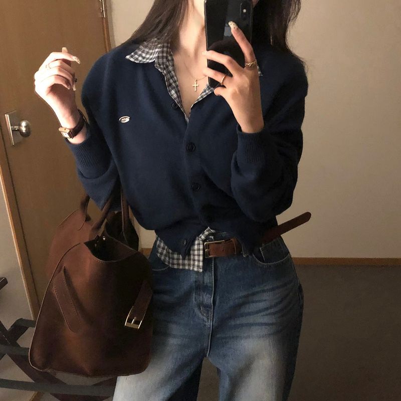 [bellide made] Merlin, Pendant V-neck Cardigan
