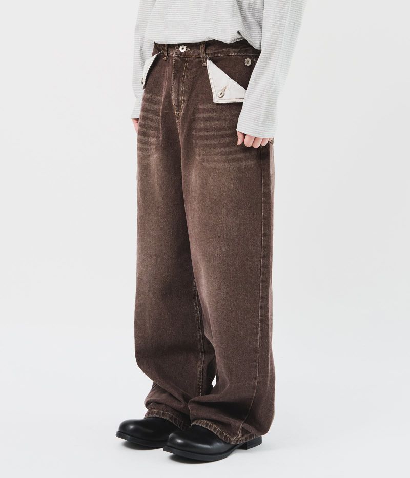 HIFIFNK(ハイファイファンク)の「Cover Wide Denim (3color)(Pants)」