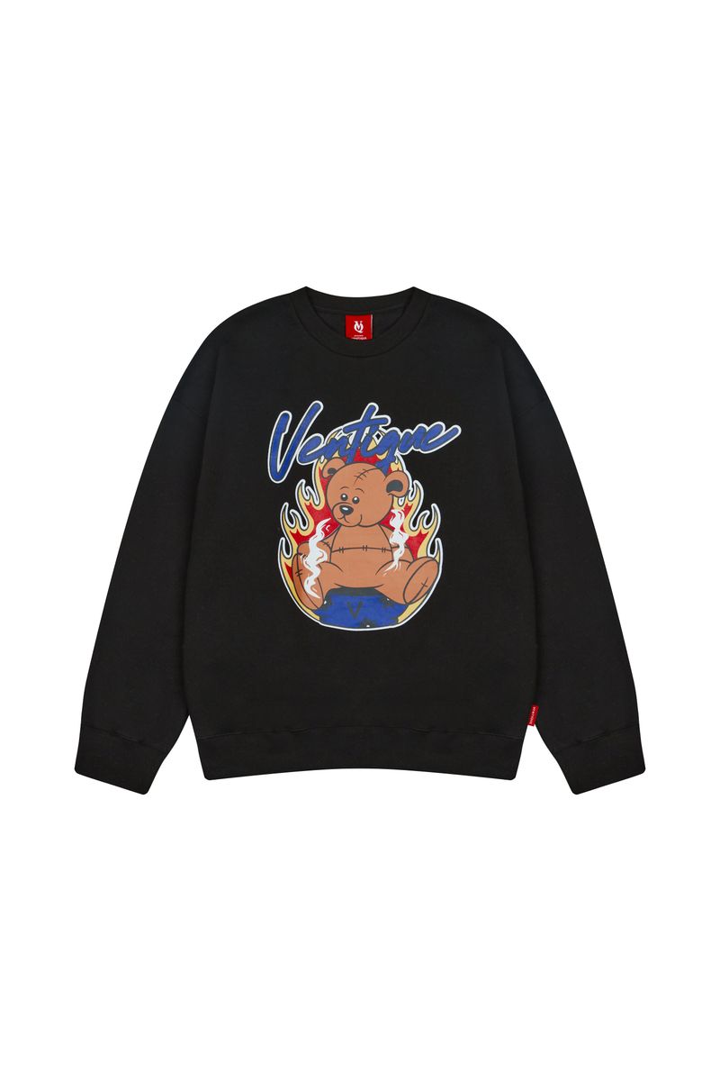 VENTIQUE Bear napping hoodie 3color