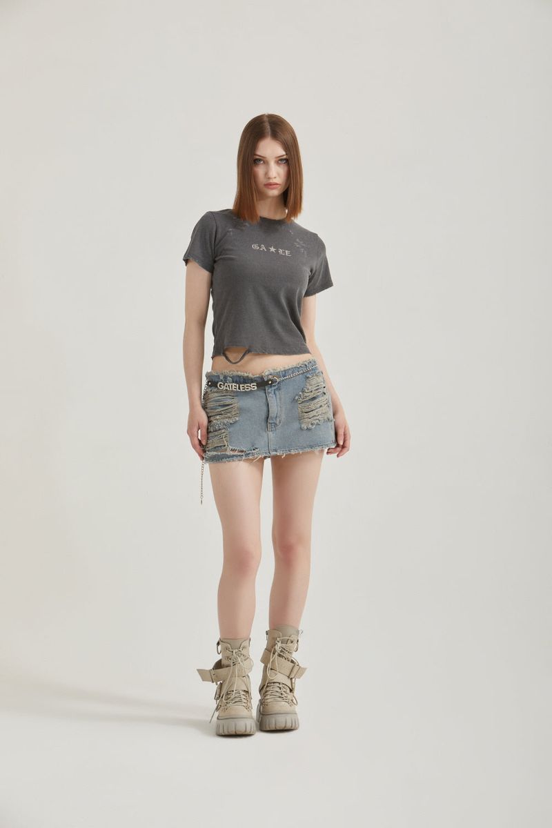 WASHING CRACK T-SHIRT