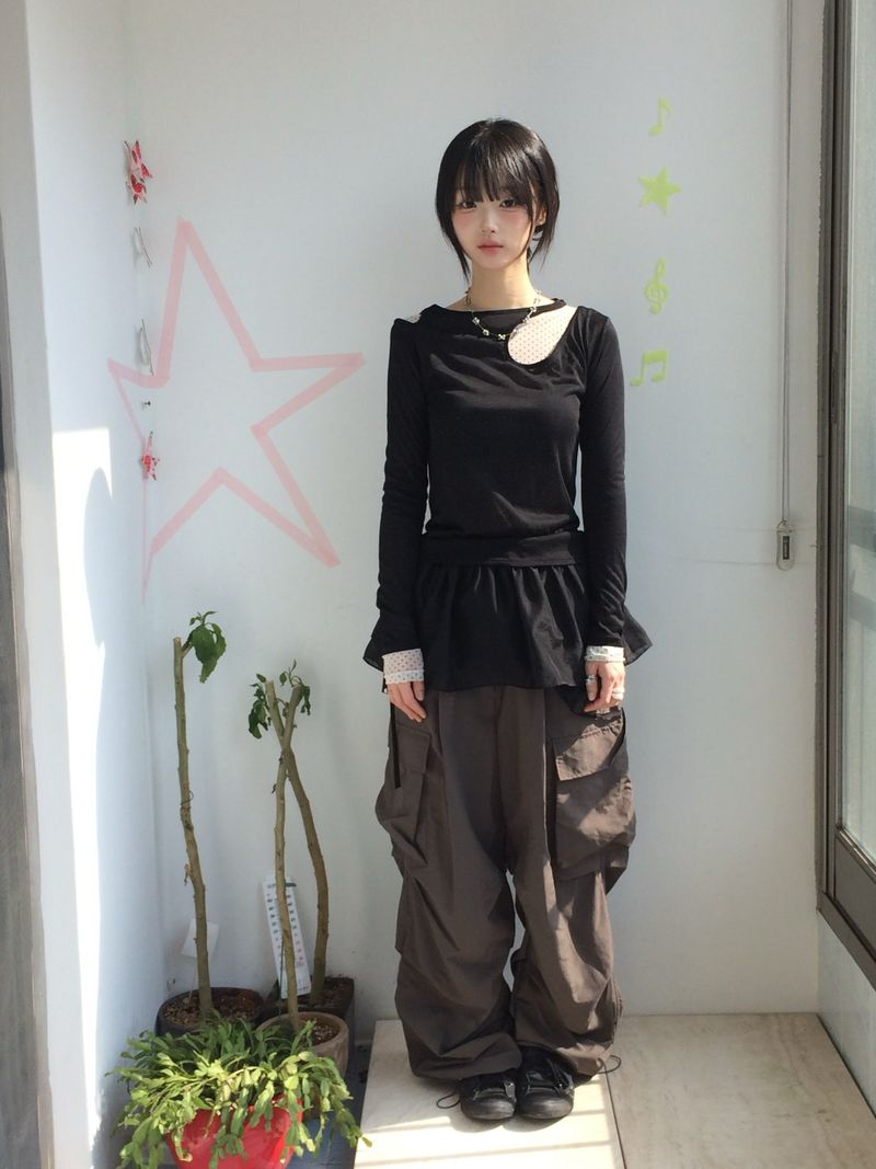 pocket nylon pants