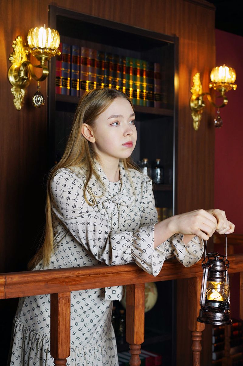 cattline（カトリーヌ）の「ribbon neck shirring onepiece（Dresses）」