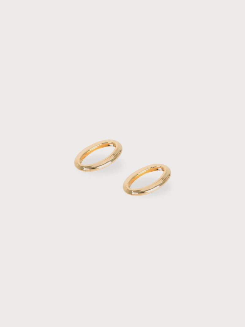 no.18 earring gold
