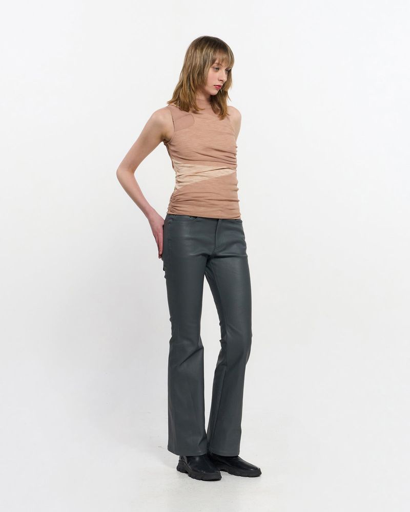 Layered Sleeveless _ BEIGE