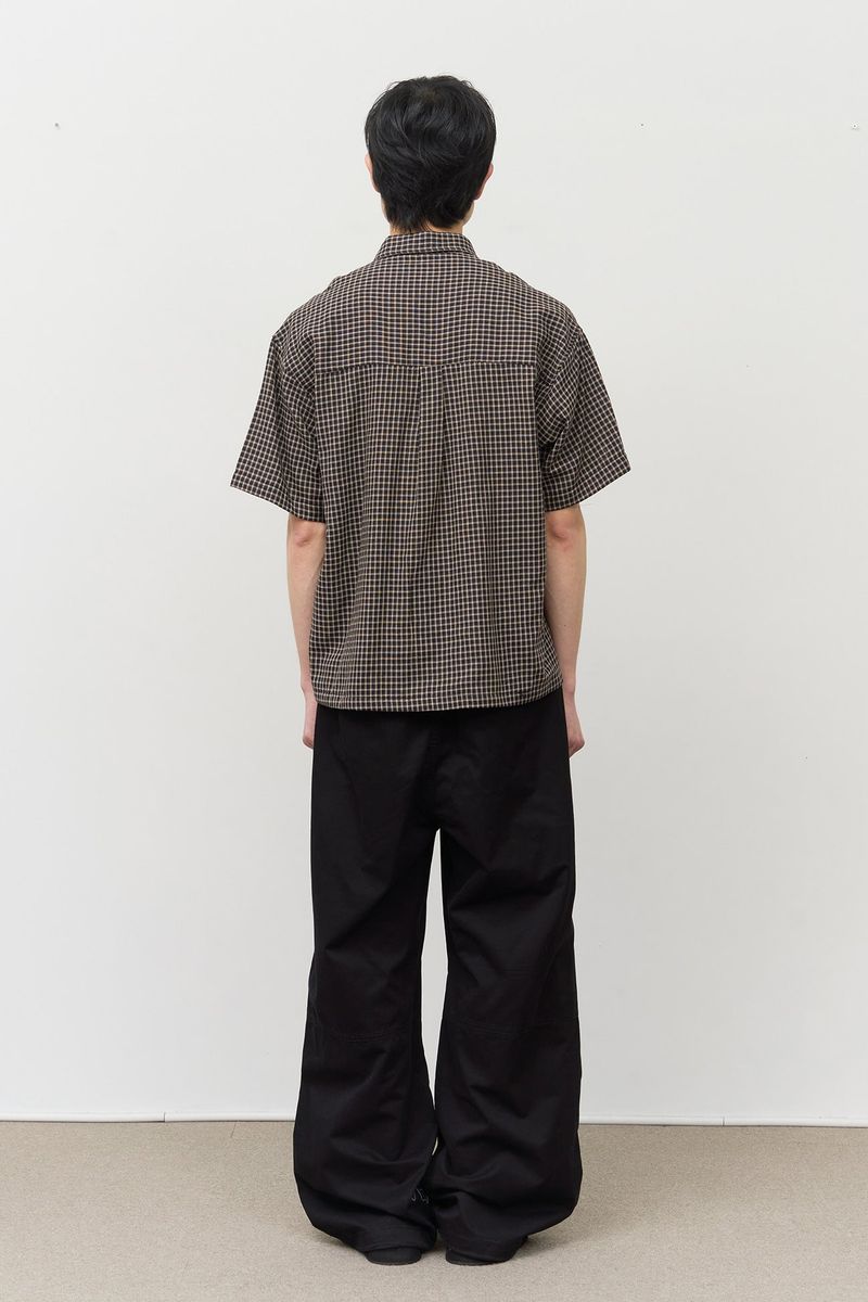 Beam Western Check Cropped Shirt