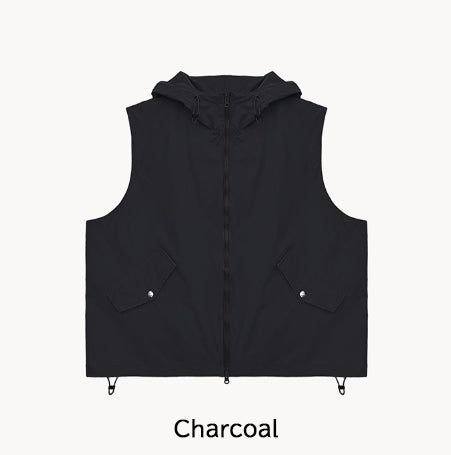 Lowell String Hooded Vest