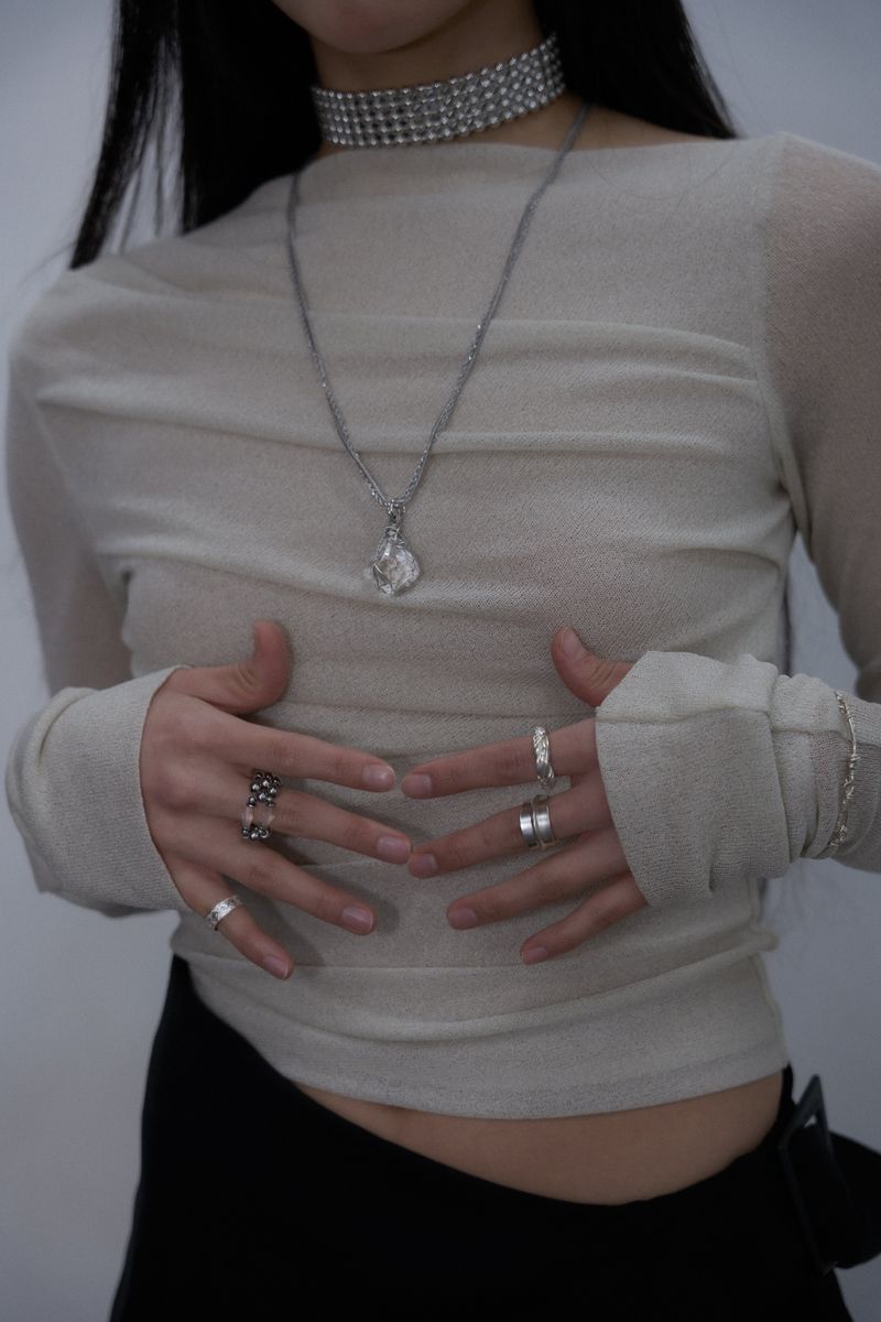 Crystal Double Layered Necklace