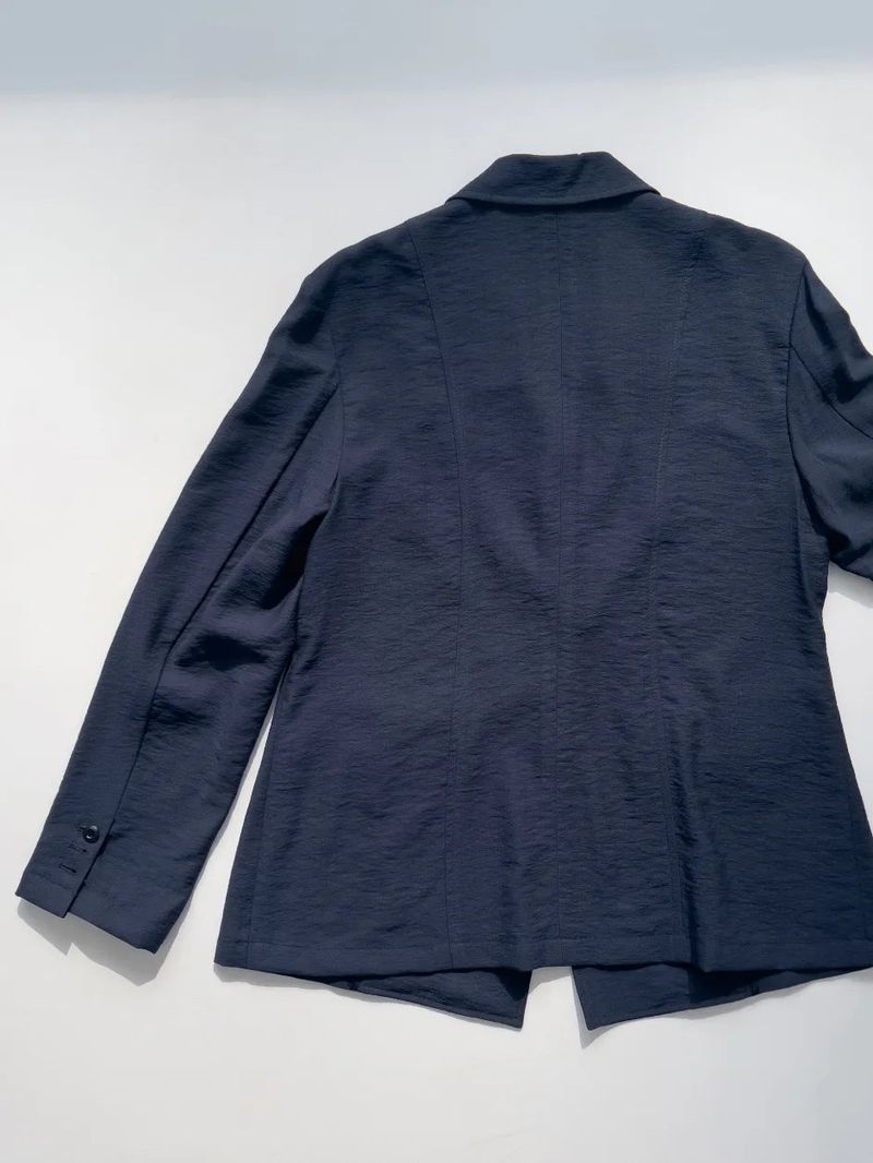 Polka Rayon Loose Fit Jacket