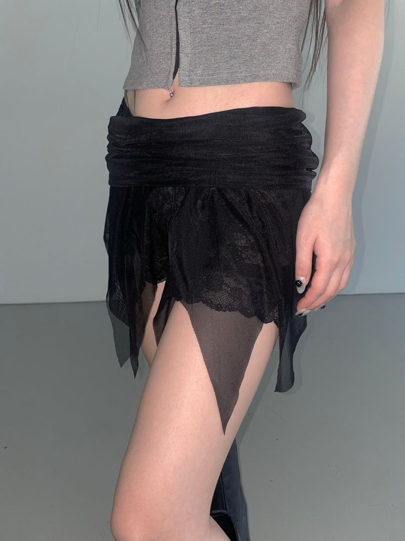 flip mesh layered sk(3 color)