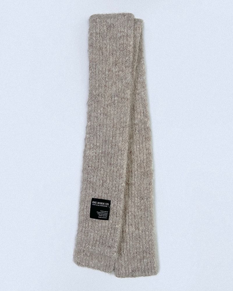 SLIM KNIT TIE MUFFLER [3colors]