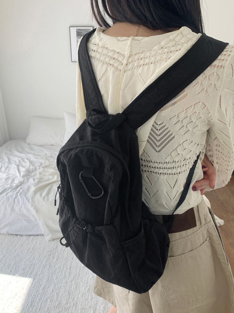 Cliff Coloring String Mini Nylon Backpack