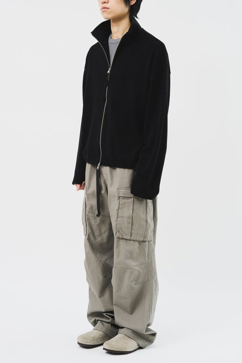 Junky Knitted Zip Up (3color)