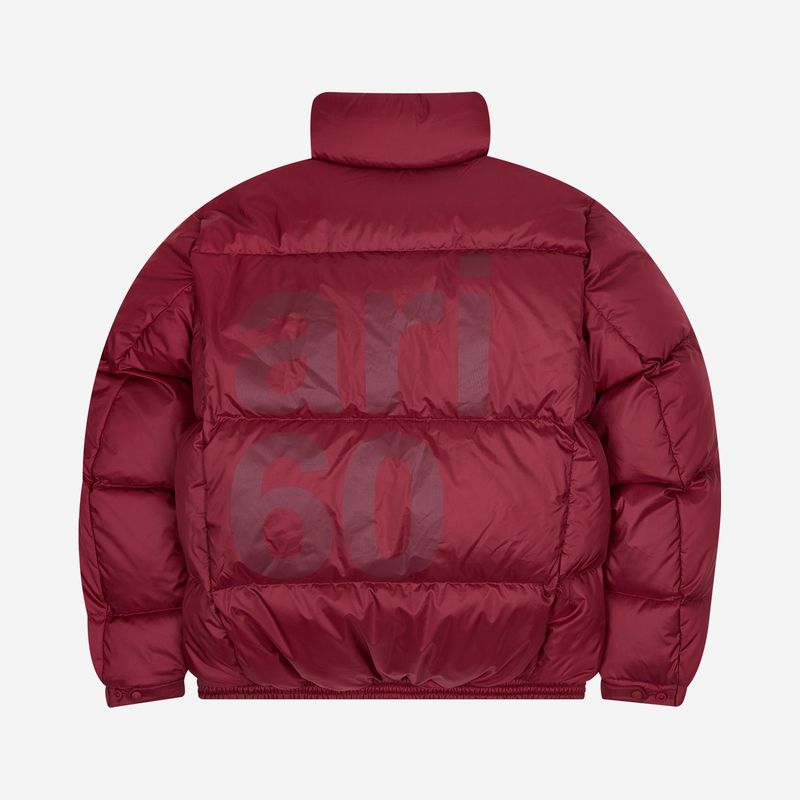 BASIC SAFARI DOWN JACKET (BURGUNDY)