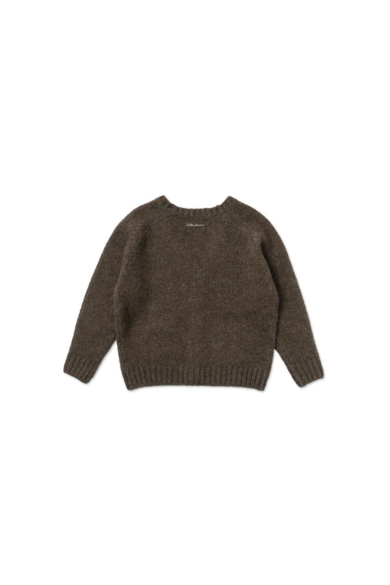 Softy alpaca cardigan_brown