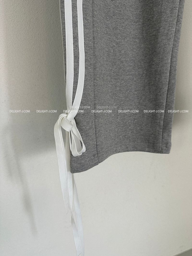 Ribbon Track Wide Pants