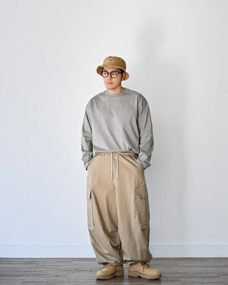 SIO WIDE CARGO PANTS BG