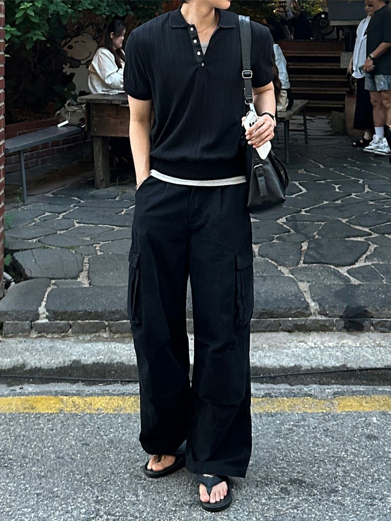 lemenne（ルメンヌ）の「LMN Crack Washing Parasuit Cargo Pants (3 colors)（Pants）」