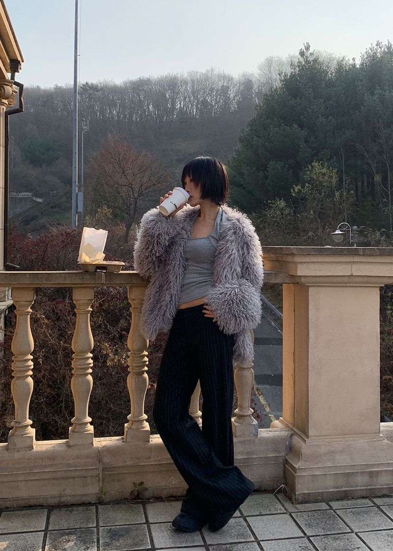 WOOL LOW SLACKS