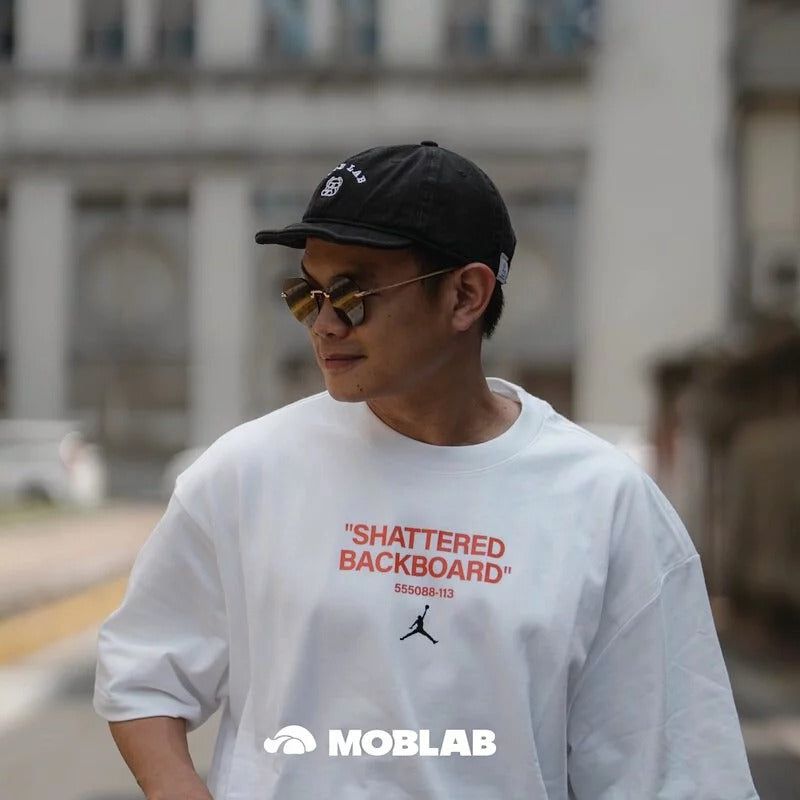 MOBLAB Short-brimmed Washed Cap