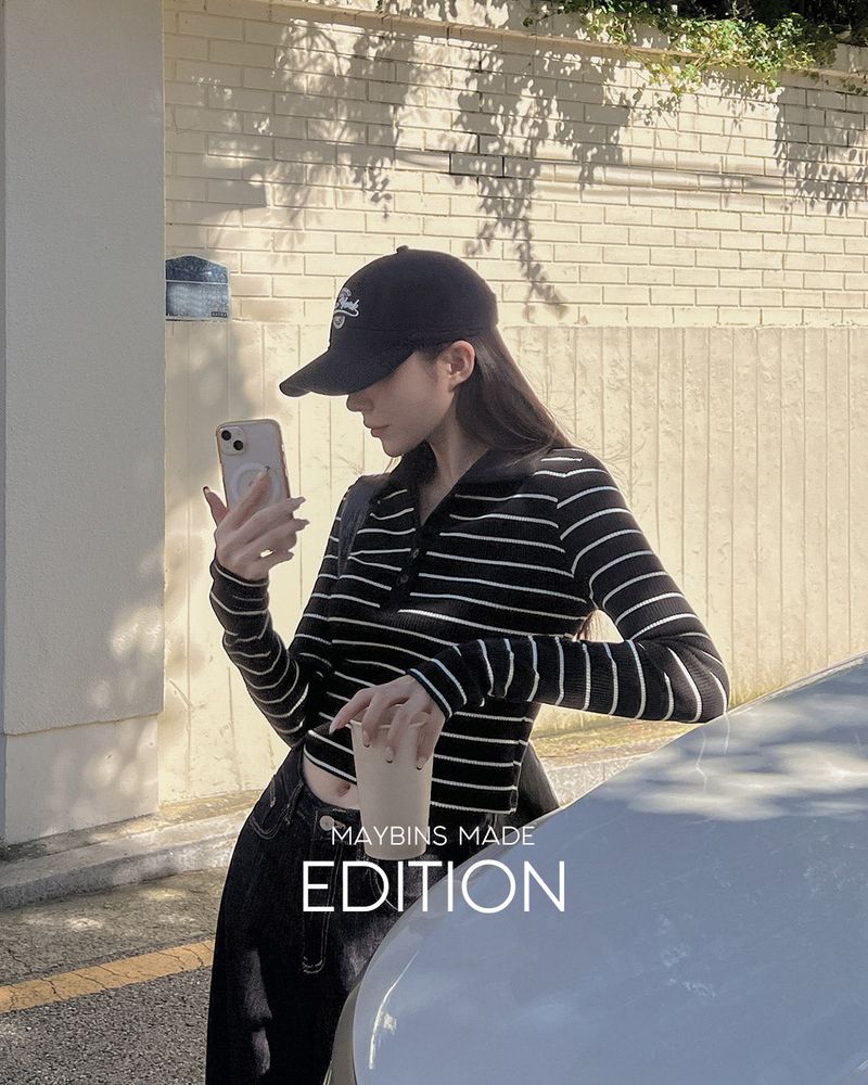 【MADE】Striped long sleeve T-shirt