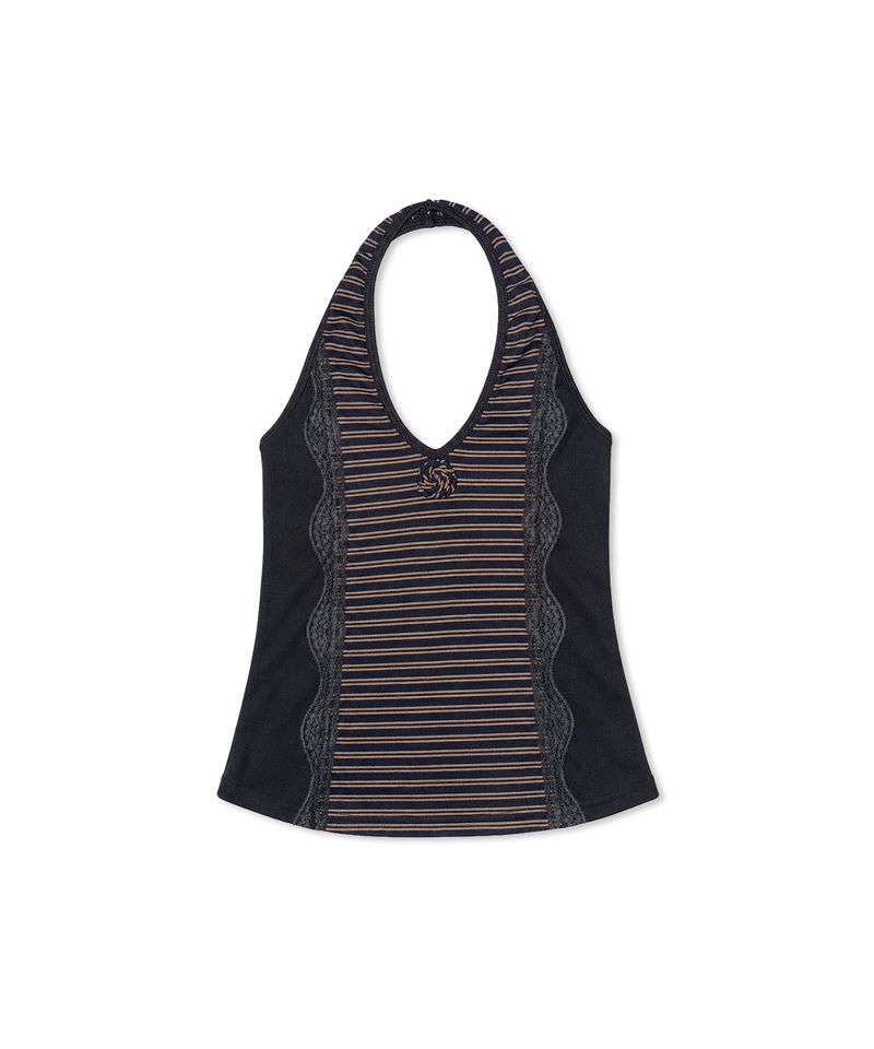 blin rose halter top (3colors)