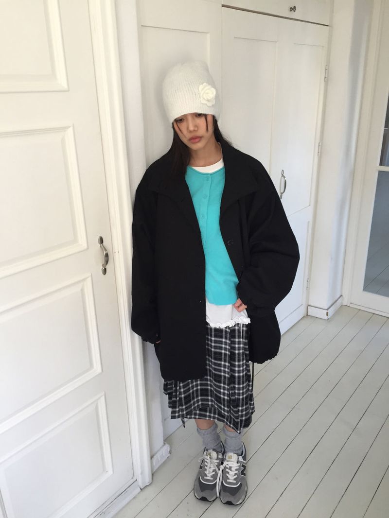 Engadin Round Cardigan (6Colors)