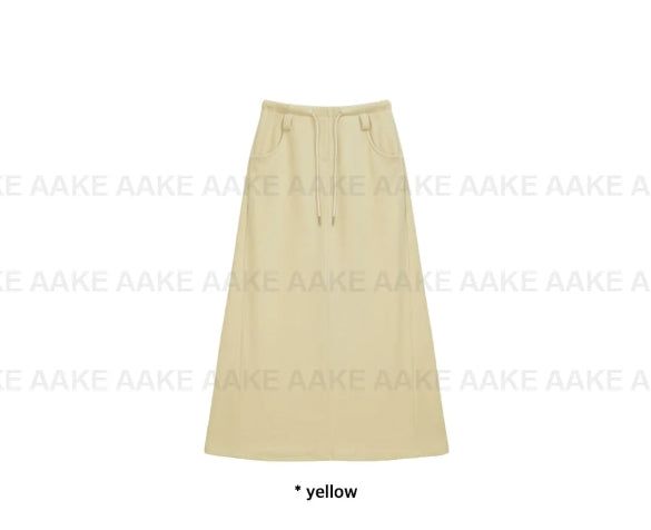 BELT-LOOP MAXI SKIRT