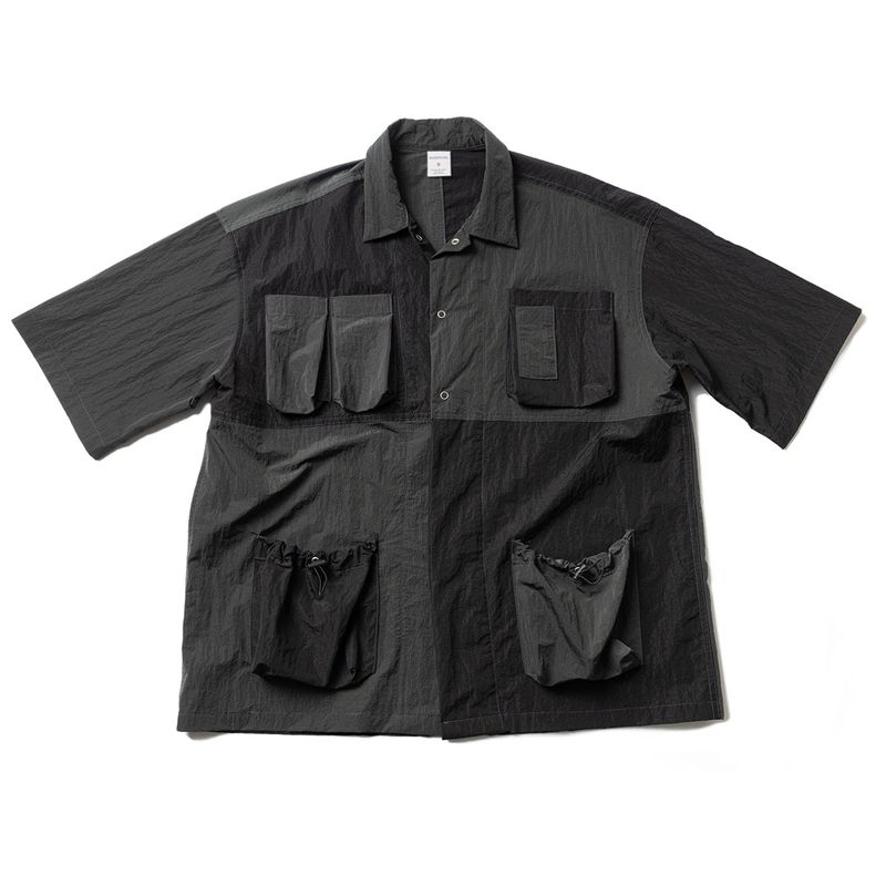 LIPSTACK POCKET OVERSIZED SHORT SHIRTS