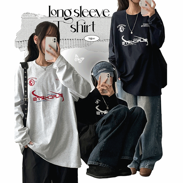 hijjoo（ハイチュー）の「フォーミングボクシーフィットロングスリーブtシャツ（トップス）」