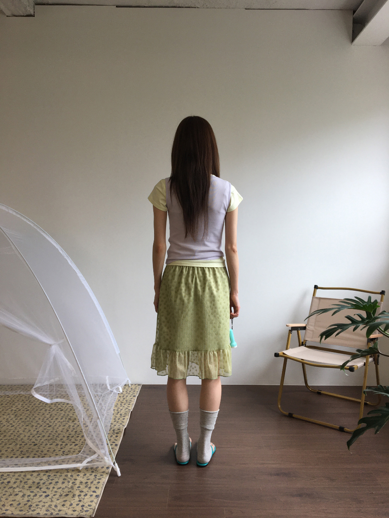 ログヘンリーネックスリーブレストップス (5color)