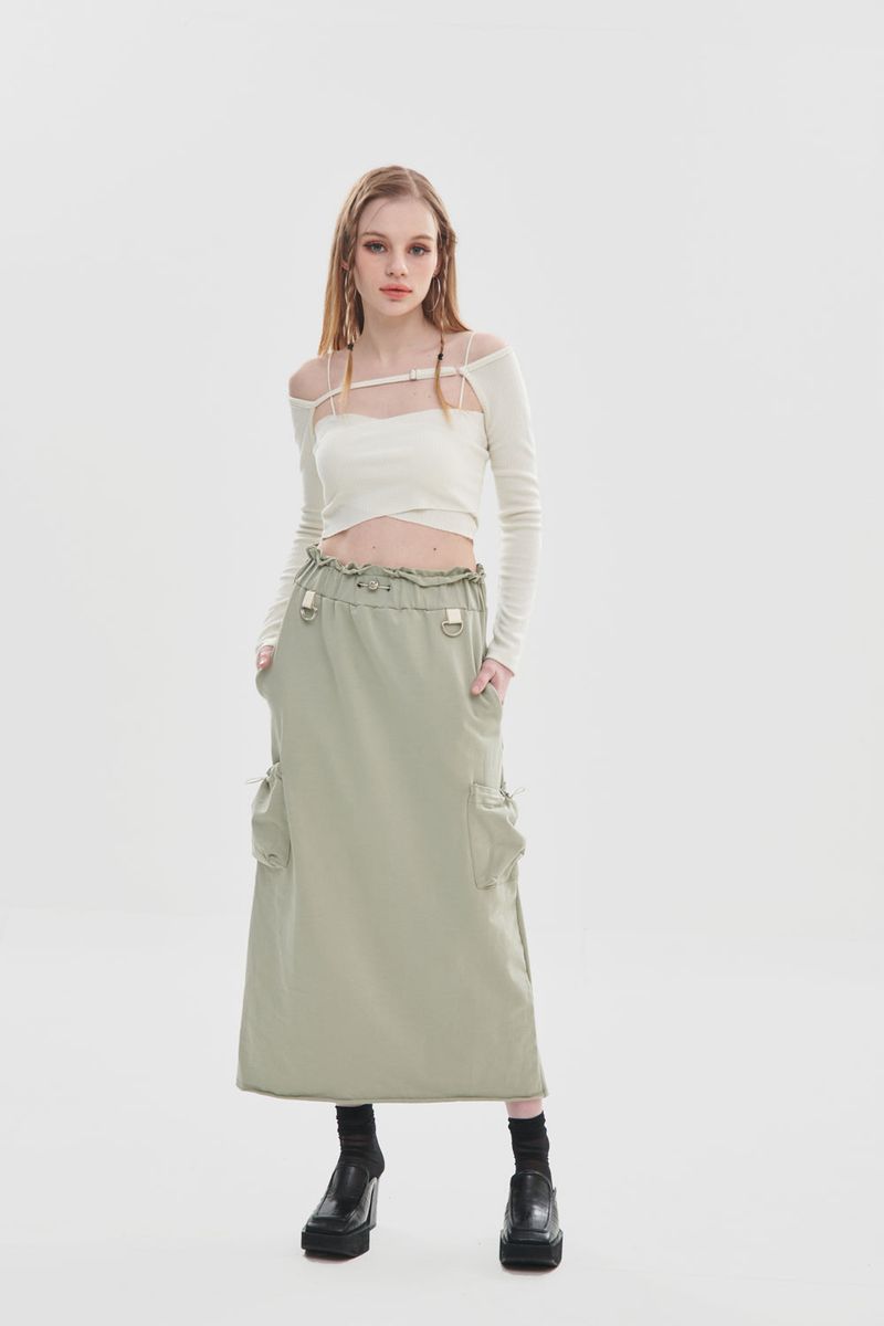 POCKET LONG SKIRT