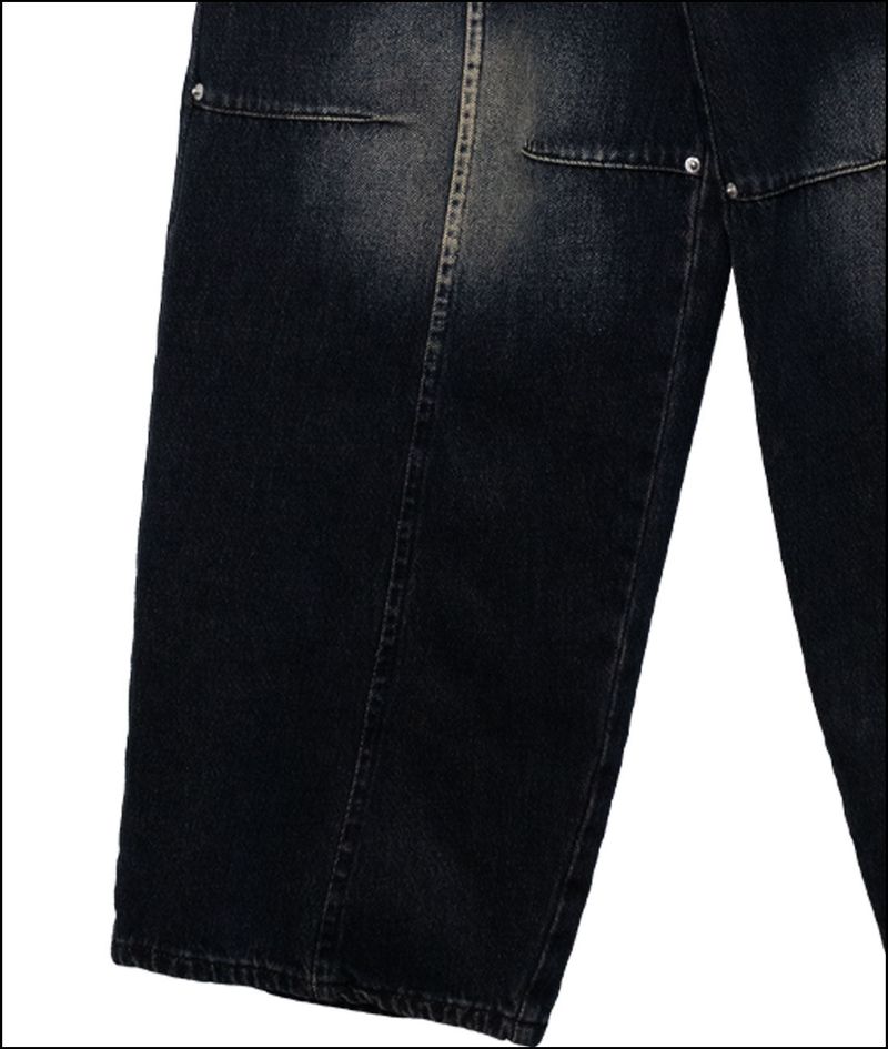 Ender curved wide ballon pants