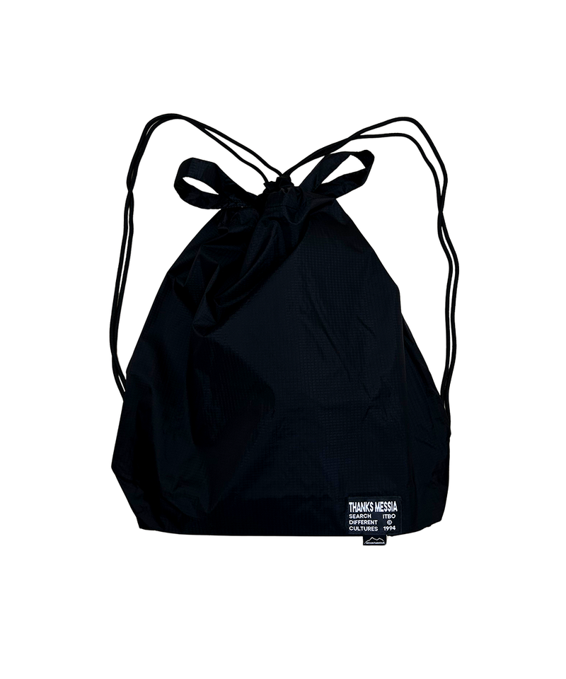 THANKS MESSIA(サンキュー メシア)の「RIPSTOP GYM SACK-BLACK(Bags)」
