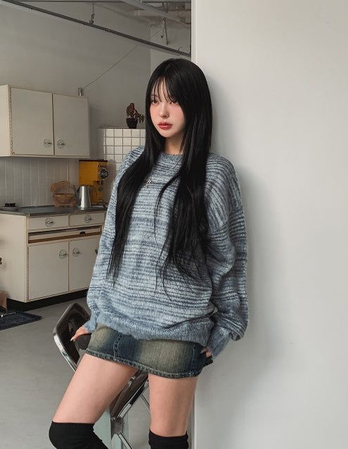Soft Mix Stripe Knit