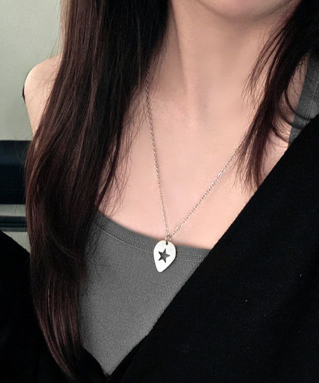 star guitar peak necklace