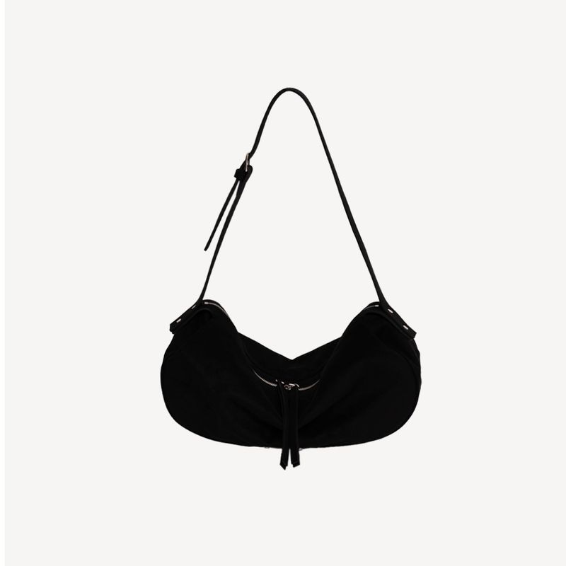 SUEDE BAGUETTE BAG