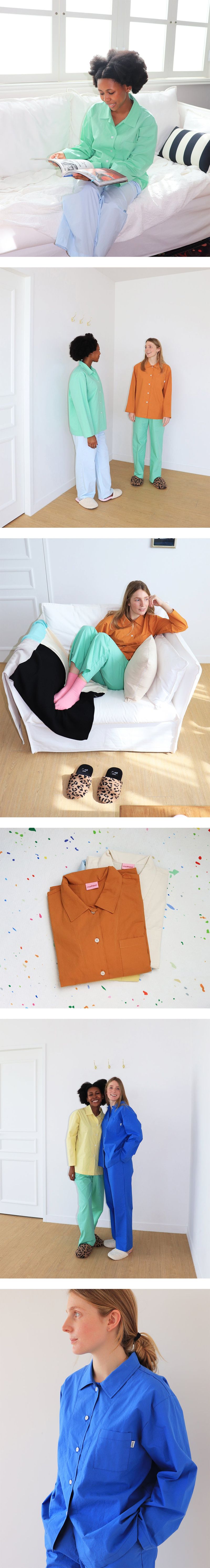 Arlok pajama shirts (7color)