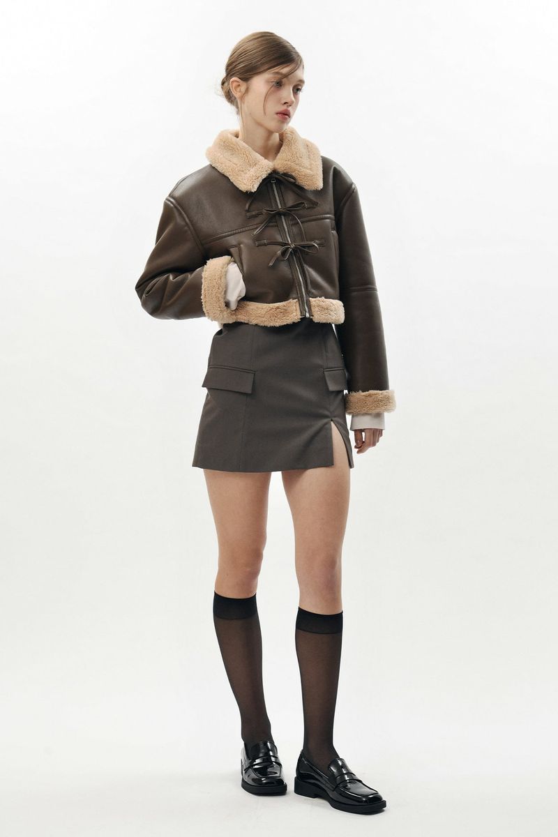 LUCY MUSTANG JACKET brown