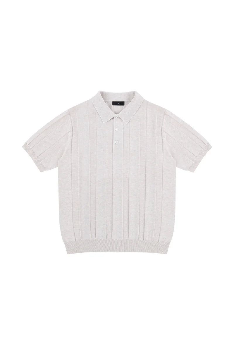Linen Blend Polo Shirt
