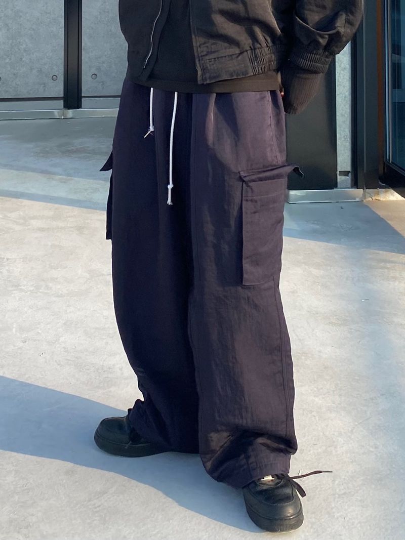 Dart Nylon Cargo Balloon Pants 2C