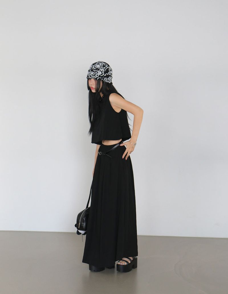 Pumpkin Belt SET Long skirt