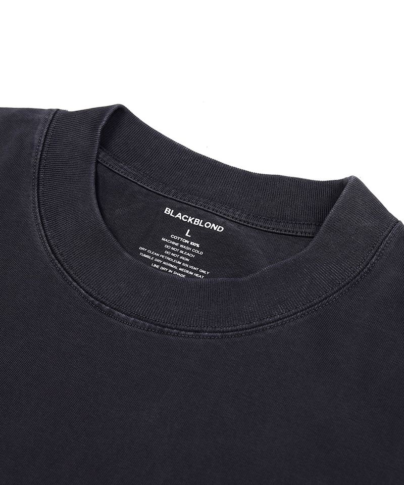 BBD ビンテージクラッシュピグメントTシャツ (ビンテージブラック)