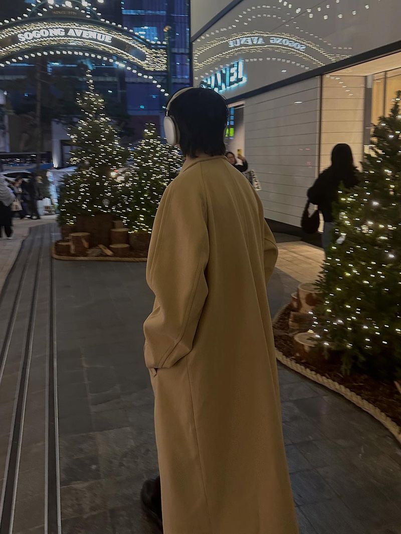 ASCLO Benia Raglan Long Coat (3color)