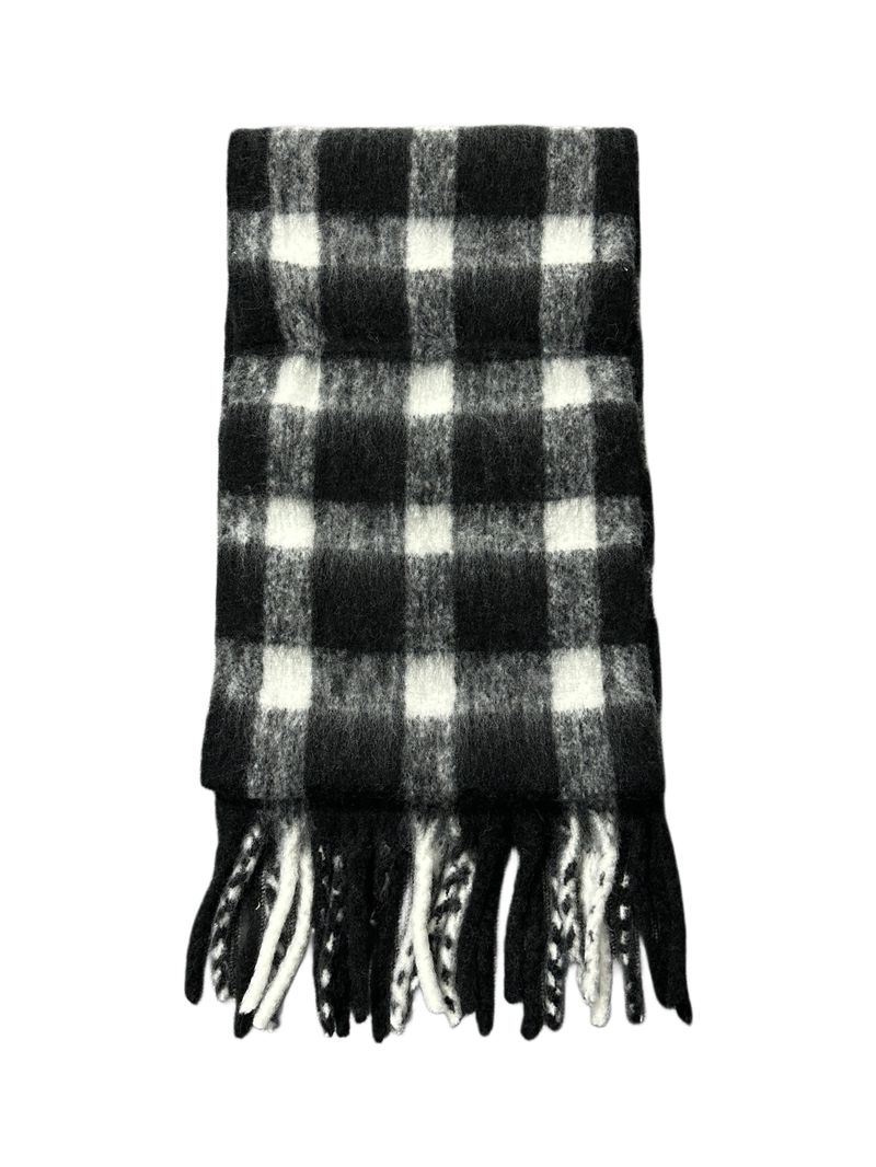 Wool Checkered Reggae Muffler (2color)