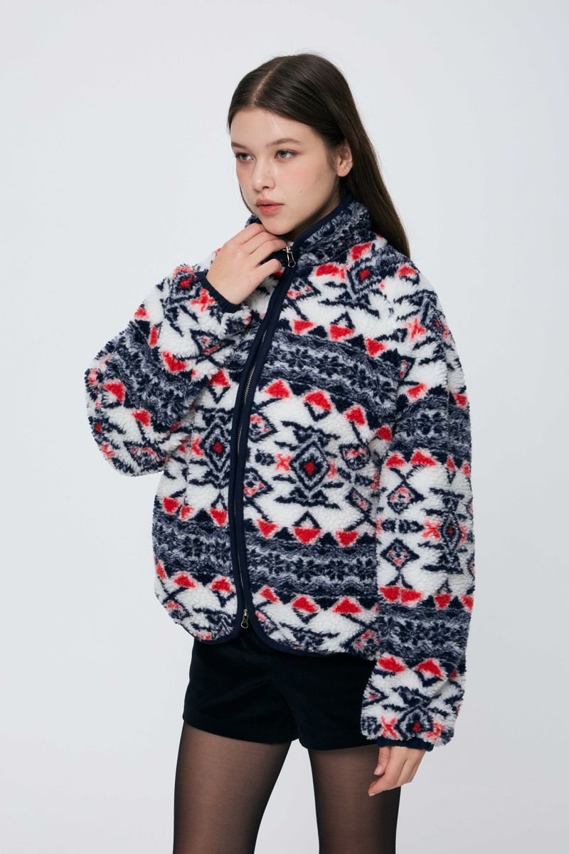 NORDEN FLEECE JACKET / NAVY