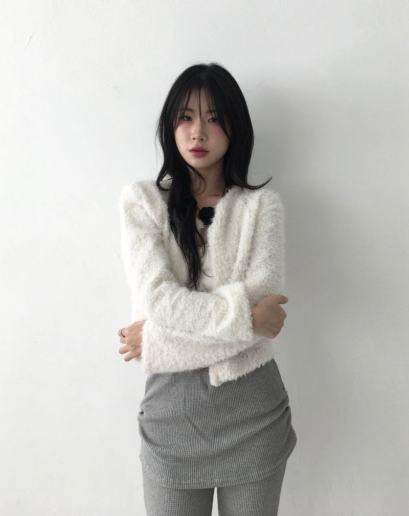 Bosong Fur Cardigan